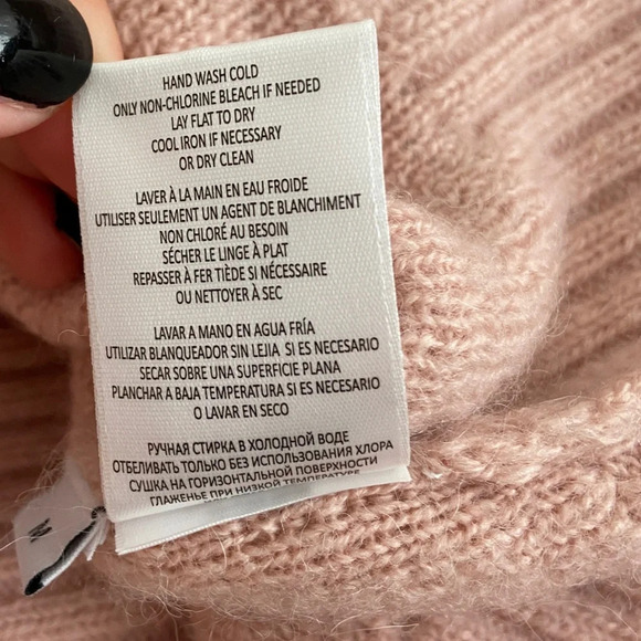 Re/done 60s Shrunken Sweater in Champagne size M - Picture 7 of 7